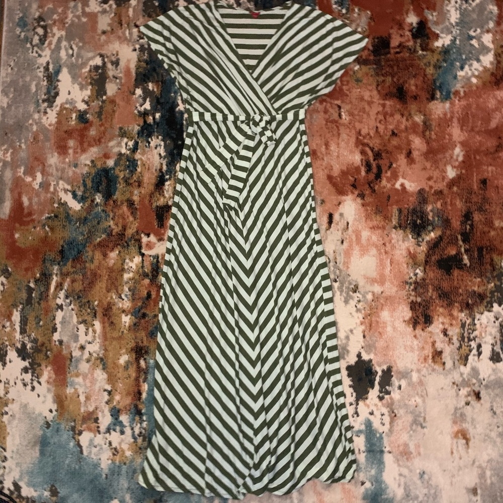 Striped maxi dress
